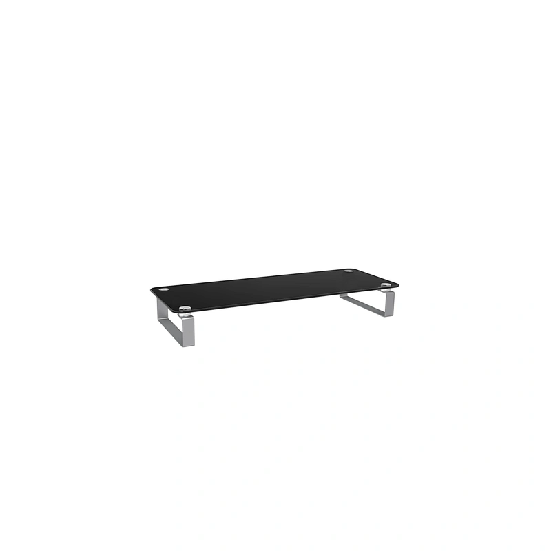 Tempered glass monitor riser