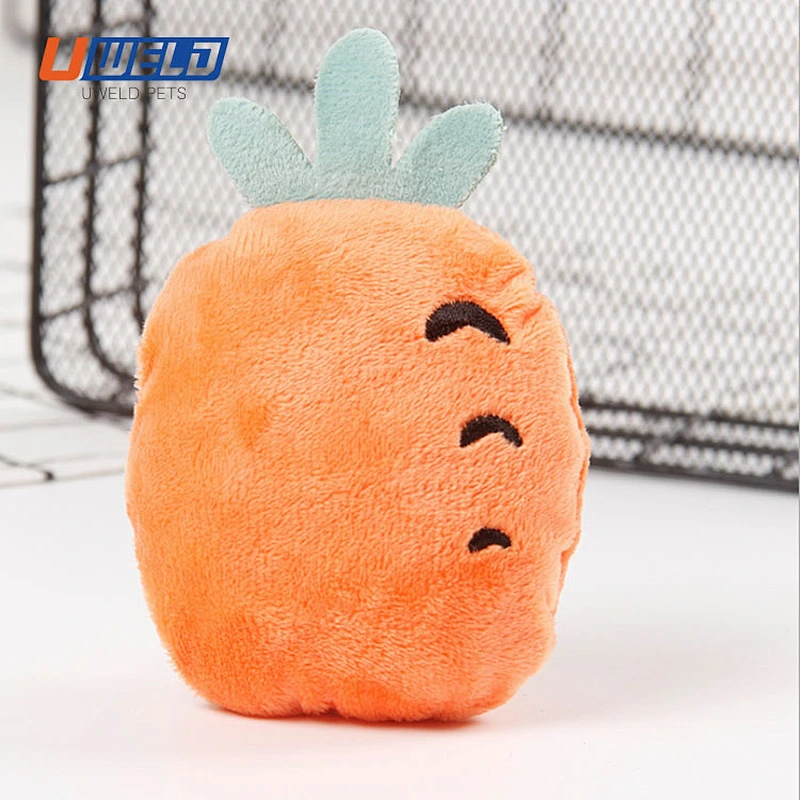 Uweld Fruit Shaped Sounding Plush Pet Toy