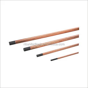Jointed Copper-Coated Carbon Electrodes