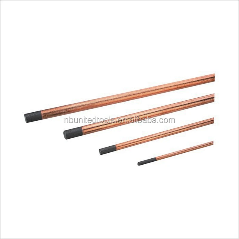Jointed Copper-Coated Carbon Electrodes