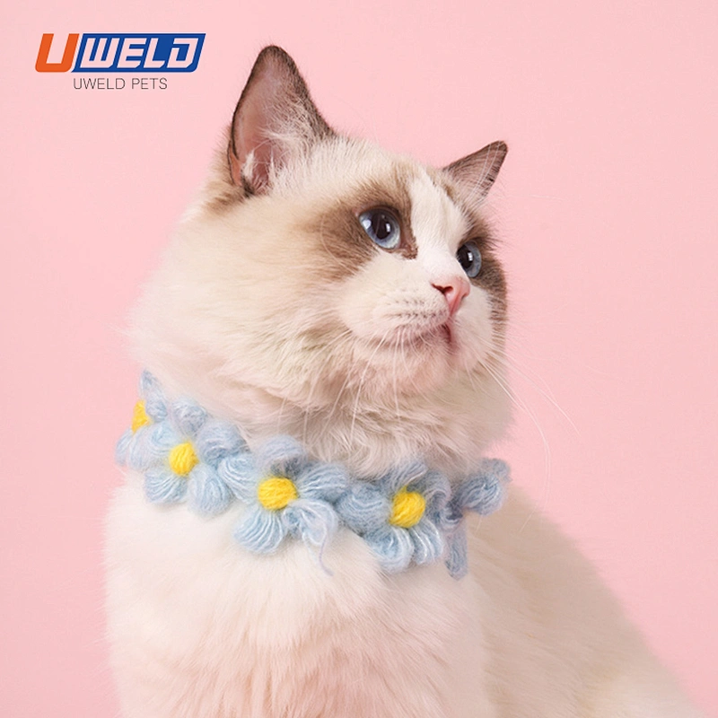 Uweld Handmade Flower Pet Collar Accessories