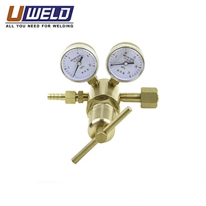 brass Single stage high pressure regulator with PCTFE seat