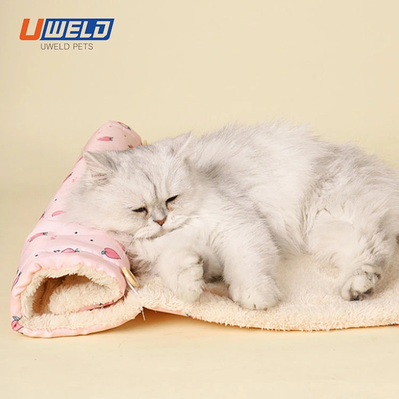 Uweld Plush Tunnel Tent Pet Bed