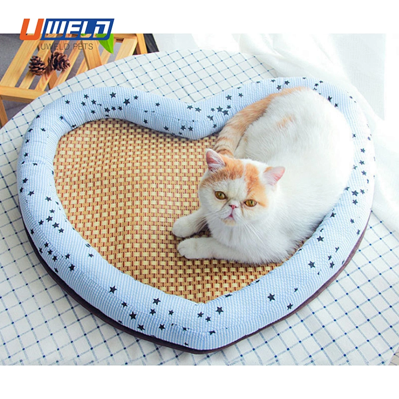 Uweld Summer Mat Heart-Shaped Pet House