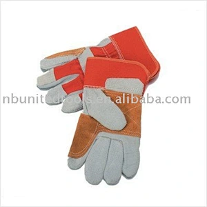 Safety Gloves,Cow Split Leather Work Glove,Leather Welding Gloves