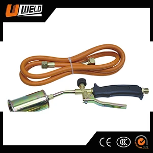 Heating torch assembled with 3 burners