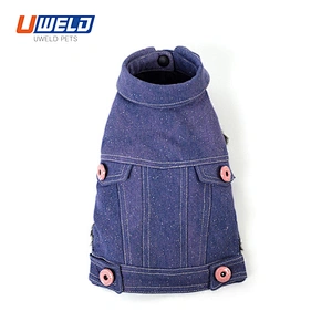 Uweld Warm Pet Vest With Denim And Velvet