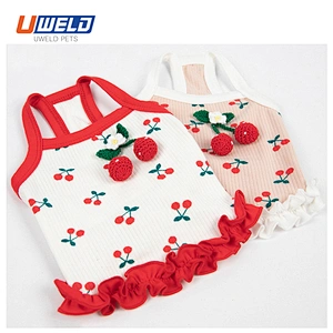 Uweld Summer Pet Vest With Cherry Print