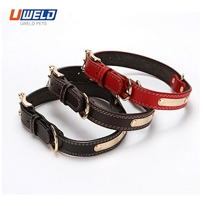 Uweld PU Lettering With Dog Tag Pet Collar