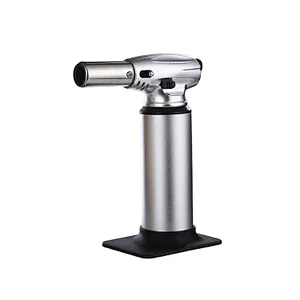 Muti-function torch for cooking,welding,BBQ,lighting,heating, refill gas and repeat use,easy control flame gun