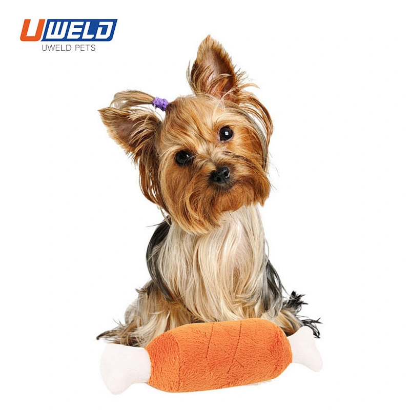 Uweld Bone-Shaped Plush Vocal Pet Toy