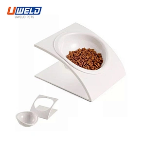 Uweld Melamine Bevel Single Bowl For Pet Food