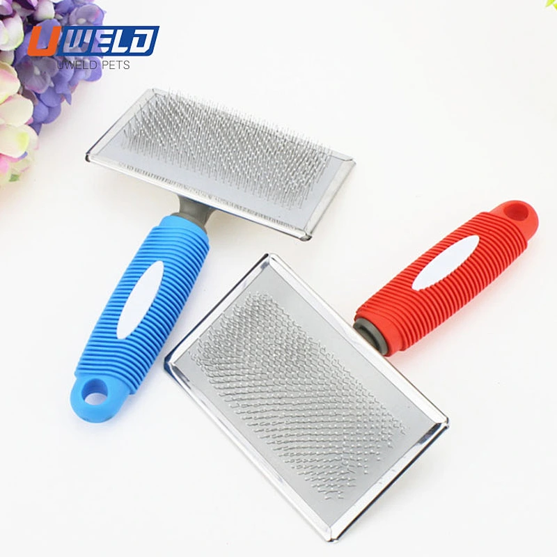 Uweld Rubber Handle Pet Depilating Comb