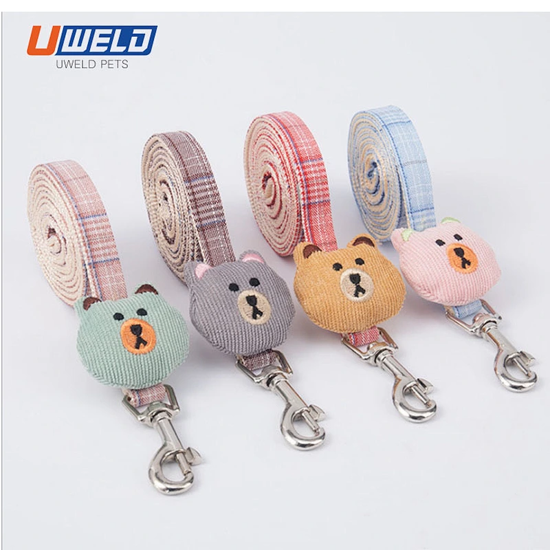 Uweld Cartoon Print Pet Harness Leash