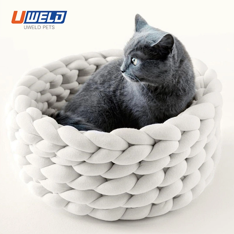 Uweld Pet House Hand-Woven With Core Filling Yarn