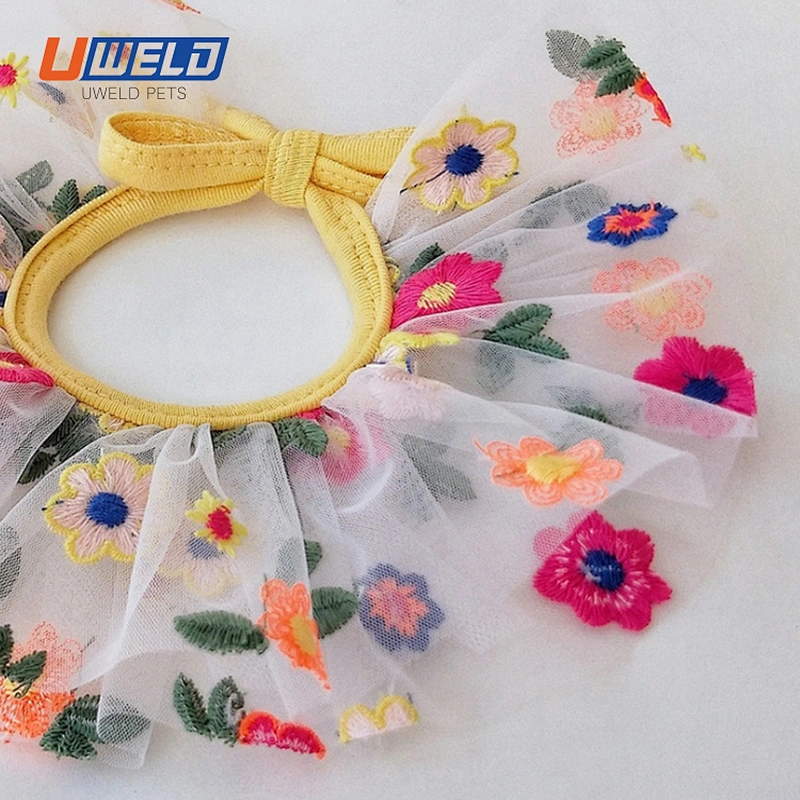 Uweld Embroidered Pet Neck Decoration