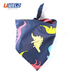 Uweld Dinosaur Print Pet Triangle Towel