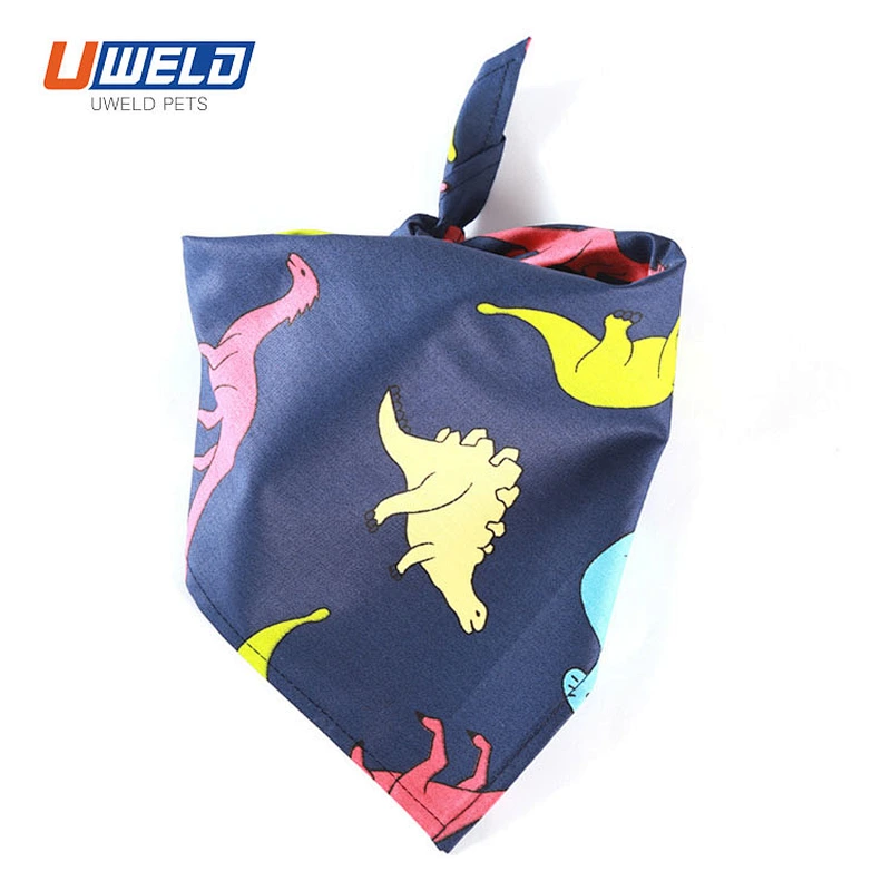 Uweld Dinosaur Print Pet Triangle Towel