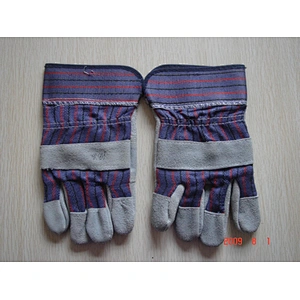 Safety Gloves,cow split leather work glove,leather welding gloves