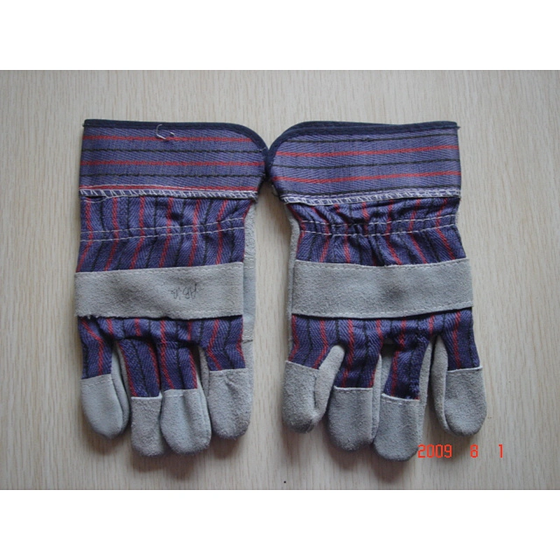 Safety Gloves,cow split leather work glove,leather welding gloves