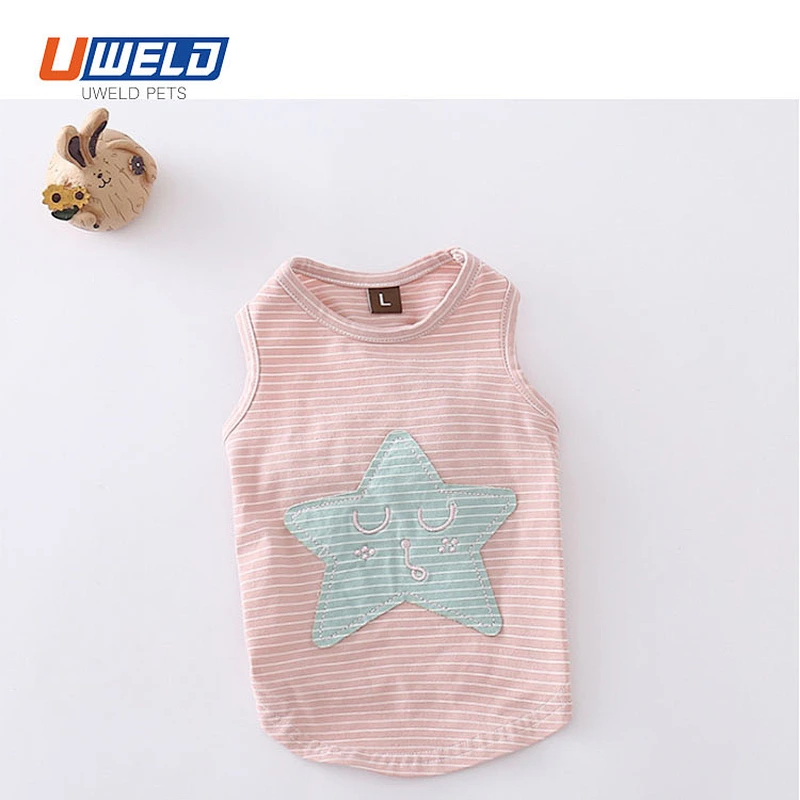 Uweld Print Cotton Stretch Pet Clothing