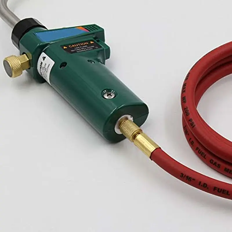 Mapp Gas Brazing Torch Self Ignition Trigger 1.5M Hose Propane Welding Heating Bbq Hvac Plumbing Jewelry Cga600 Burner