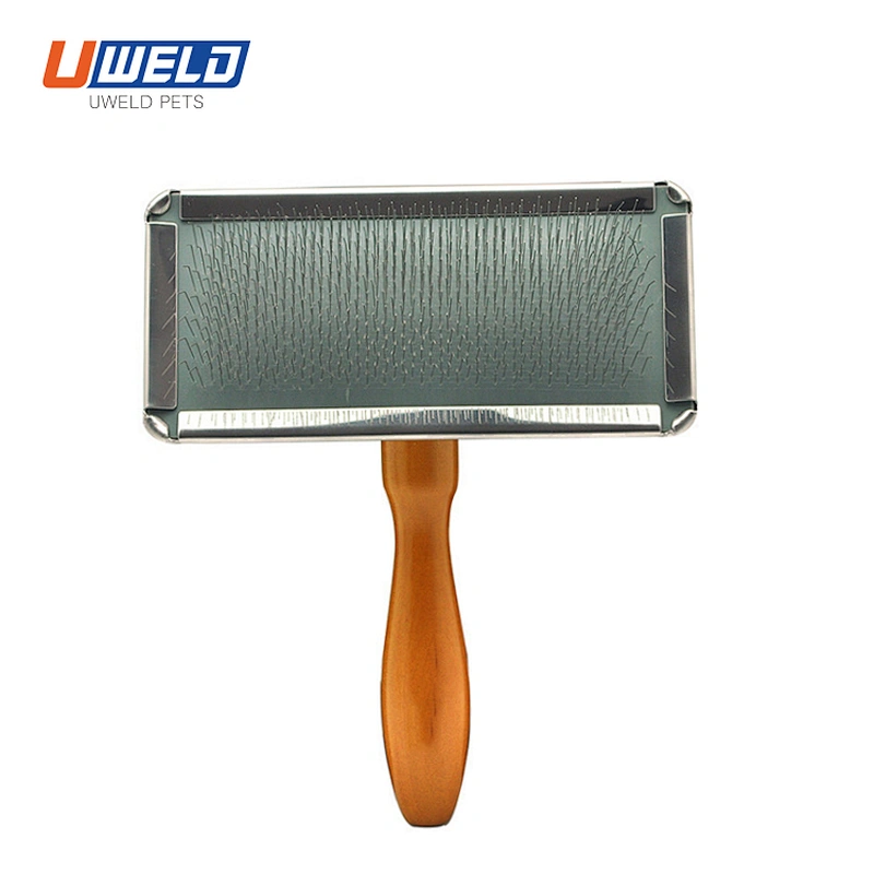 Uweld Pet Grooming Brush With Steel Wire Handle