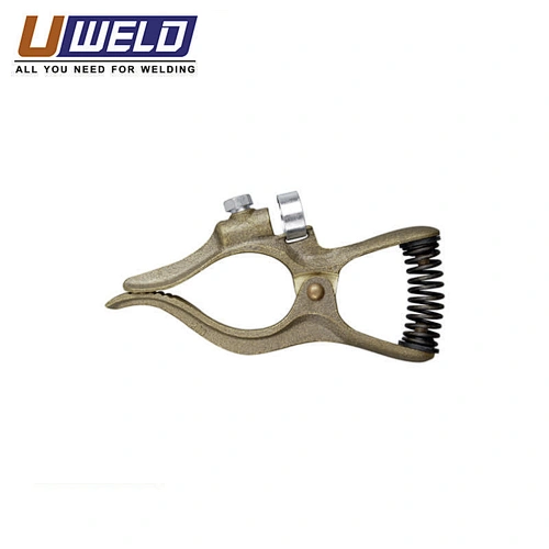 AmericanType Heavy Duty Brass spring Earth Clamp 300A 500A Welding Ground Clamp