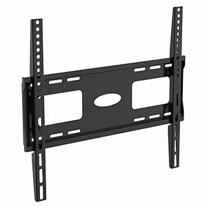 UL Certificate Cold Rolled Steel Ultra Slim Powder Coat Black Fixed TV Brackets For 32