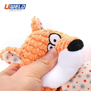 Uweld Animal Shape Leather Case Pet Toy