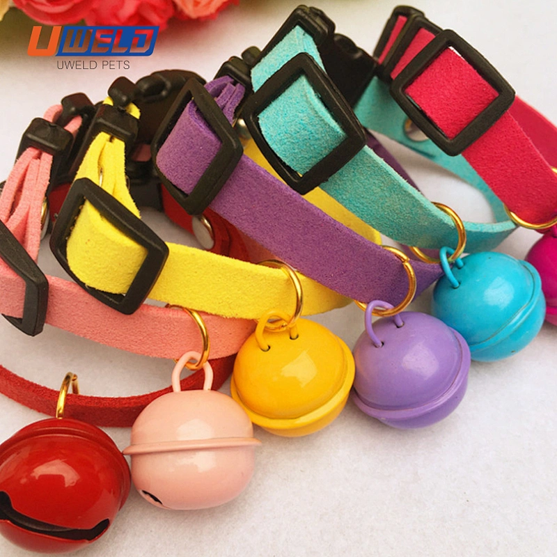 Uweld Pet Collar With Large Colored Bell