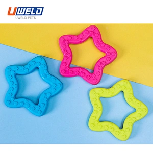 Uweld TPR Rubber Pentacle Pet Toy