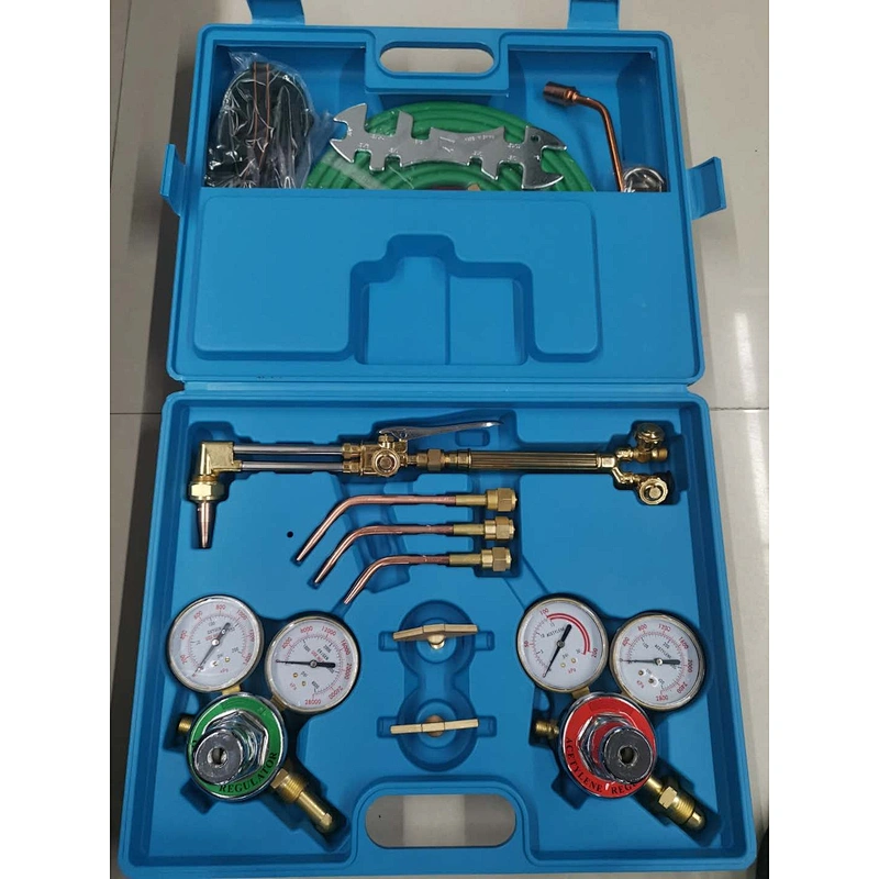 2021 Uweld 502 Gas Cutting Welding Kit Amazon Hot Sell New Welding Tool Kits with Case