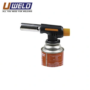 High energy porcelain pressure ignition bayonet type  blow lamp butane gas heating piezo torch