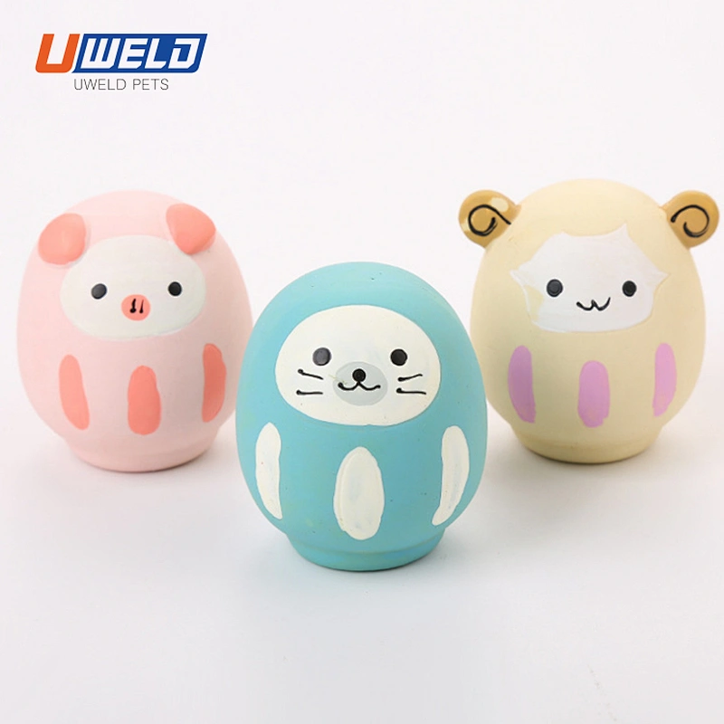Uweld Cartoon-Shaped Latex-Sounding Pet Toy