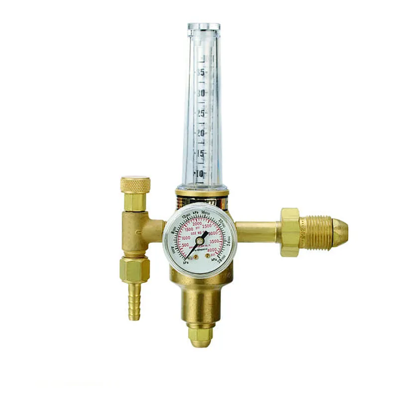 adjustable natural Argon CO2 Mig Tig Flow meter Welding Weld Regulator Gauge Gas Welder CGA-580 gas regulator