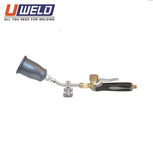 Roofing torch with titanium burnersuit for propane flame gun suit for high temperature