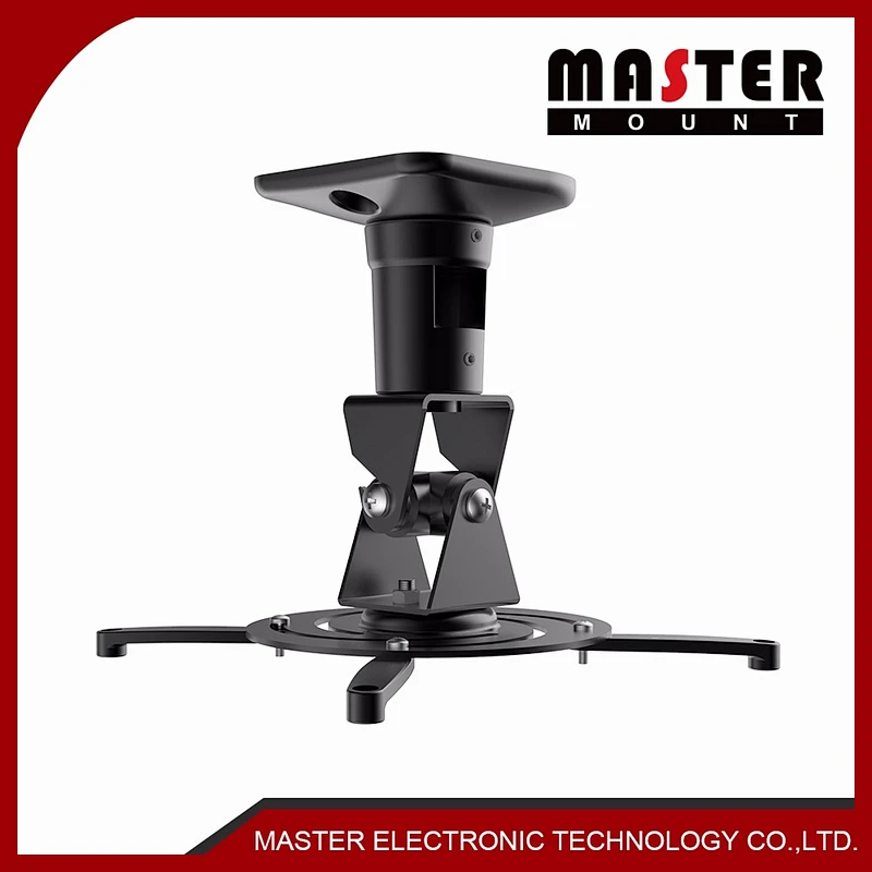 Telescopic Angled Reversible Curved Vesa Motorized Projector Ceiling Mounts