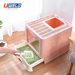 Uweld Folding Drawer Cat Litter Box