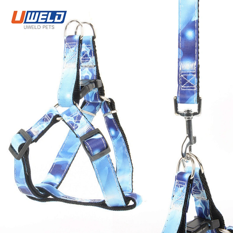 Uweld Waterproof Printed Nylon Strappy Pet Leash