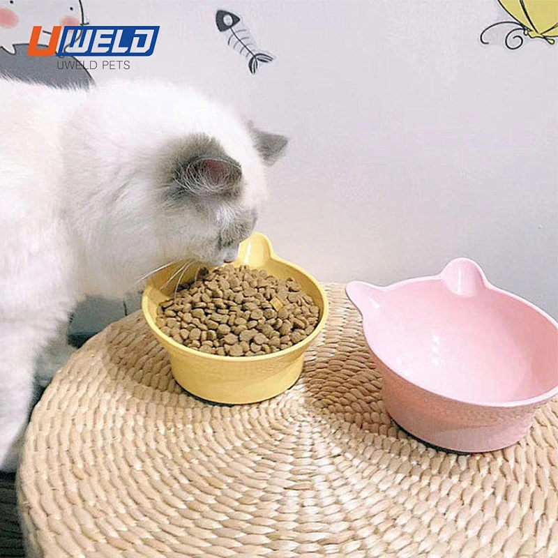 Uweld High Foot Slant Pet Bowl