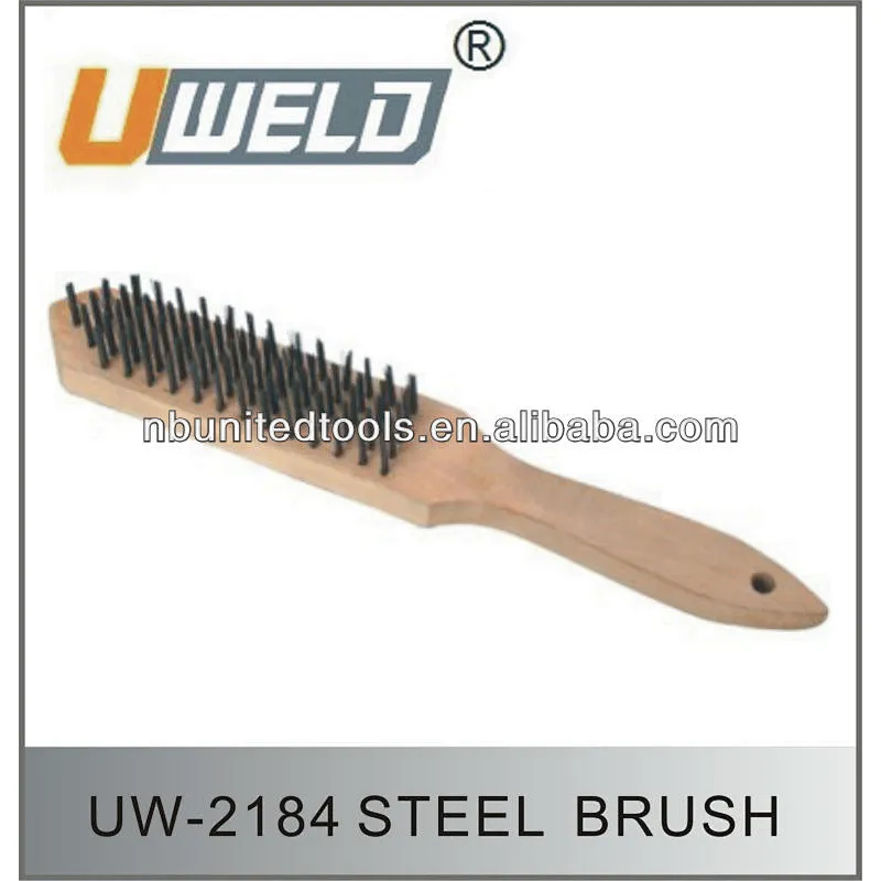 Steel Wire Brush With Wooden handle