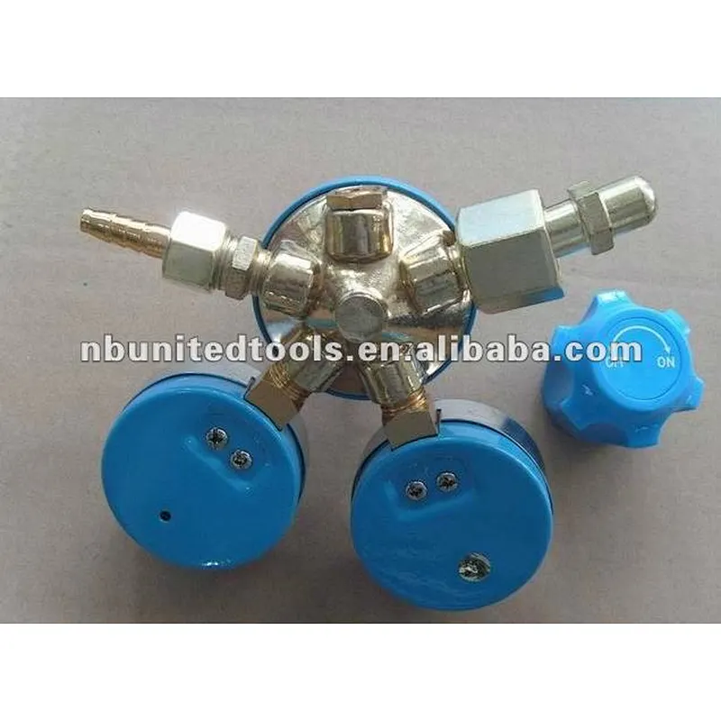 2021 Uweld Explosive Products Aluminum Regulator of Oxygen Propane Acetylene Gas
