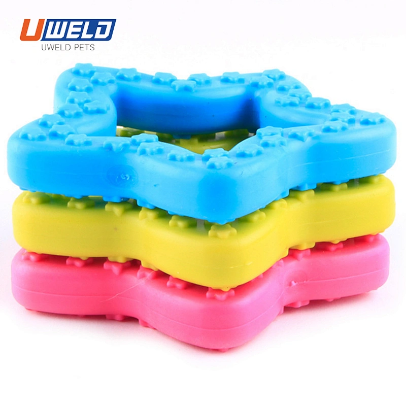 Uweld TPR Rubber Pentacle Pet Toy