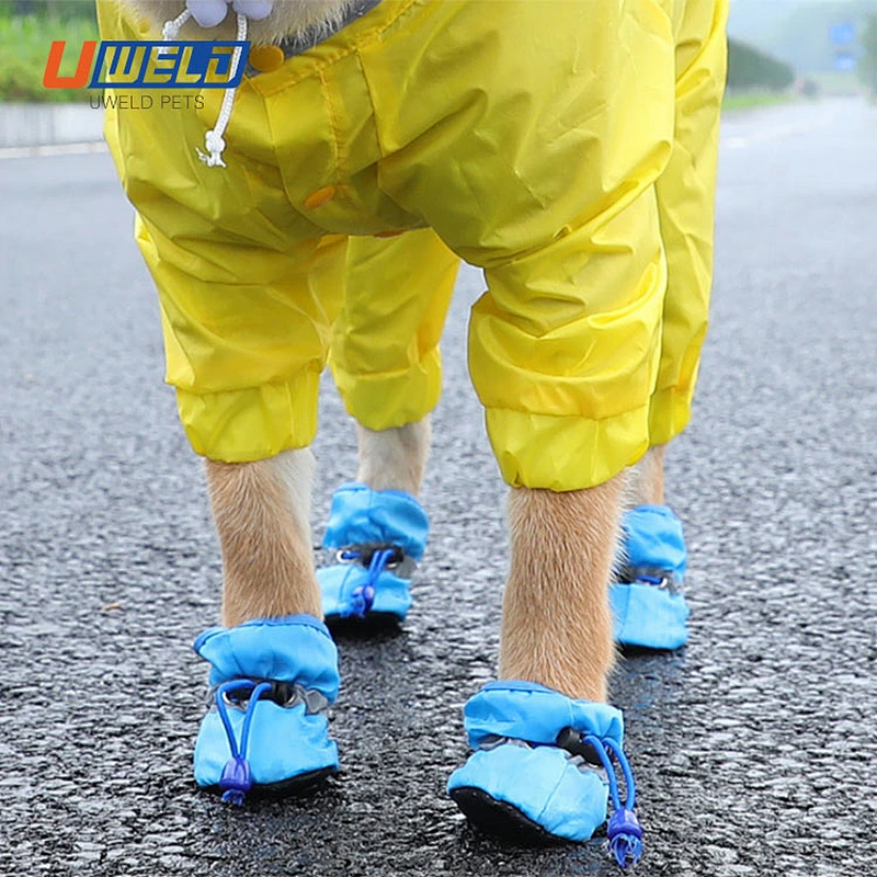 Uweld Pet Foot Cover With Reflective Strips