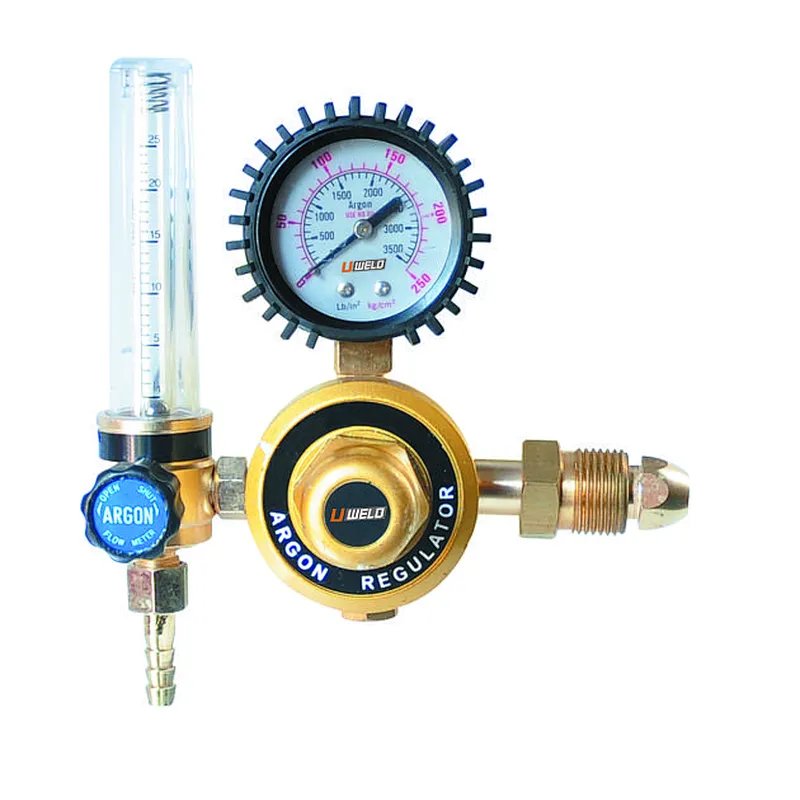 Argon Regulator With Flowmeter TIG Welder MIG Welding CO2 Regulator 0-250 Pressure Gauge Welding Regulator