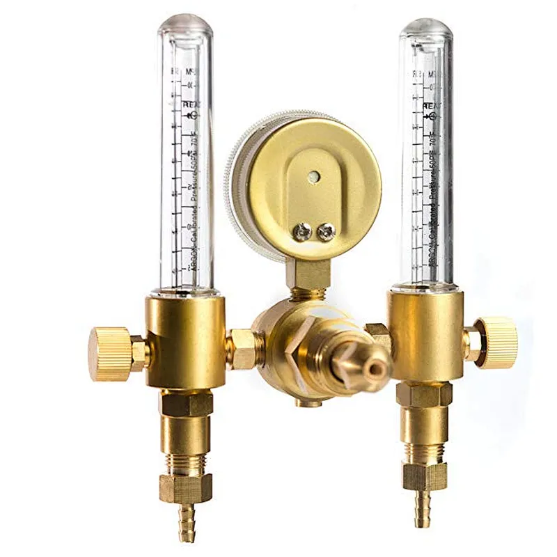 Dual  Stage Argon/CO2  Flowmeter Gas Regulator