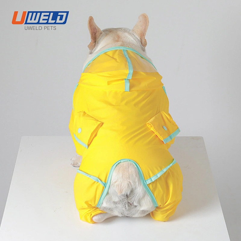 Uweld All Coverd Pet Raincoat Waterproof Suit