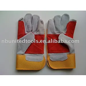 Leather working glove