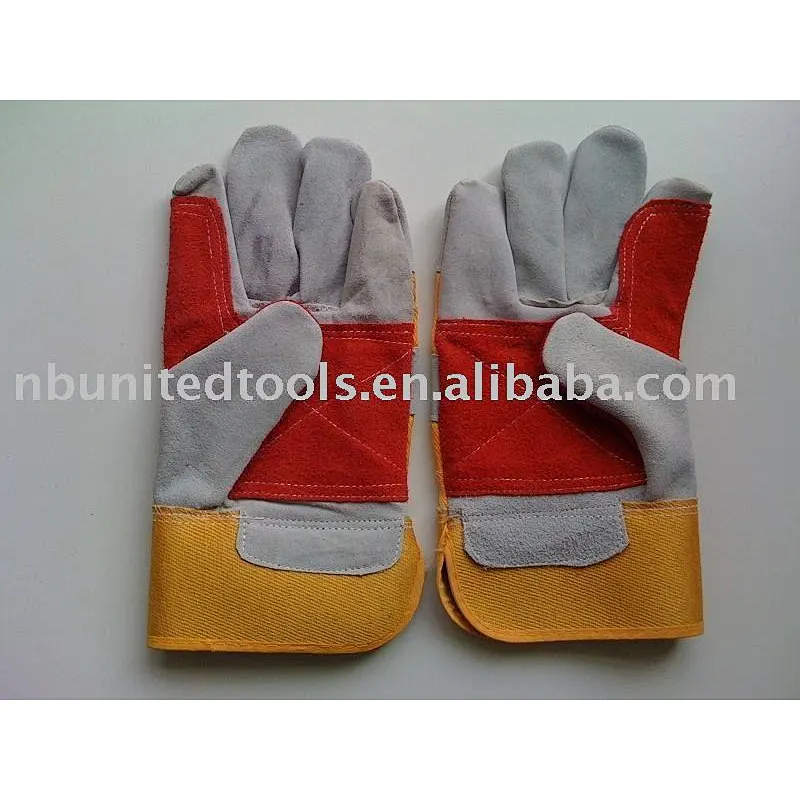 Leather working glove